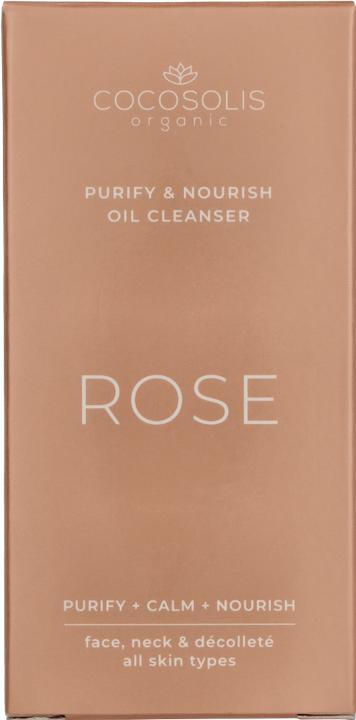 Actual product image Cocosolis ROSE Purify & Nourish Oil Cleanser (Cleansing oil, 50 ml)