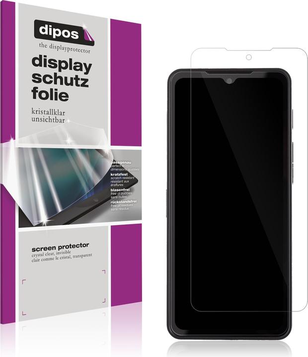 Actual product image Dipos Screen Protector Crystalclear (5 pcs., Cat S75)