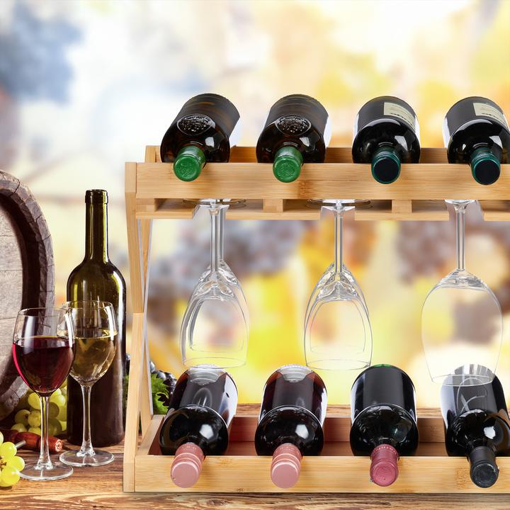 Actual product image Relaxdays Wine rack (8 Fl.)