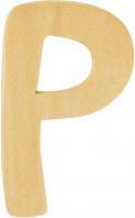 Produktbild Rayher Holz- Buchstabe P, FSC Mix Credit, 6cm ø