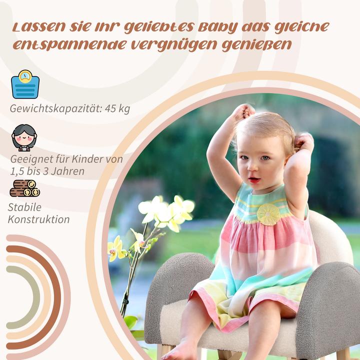 Actual product image Homcom Children's sofa with rocking function (Children sofa)
