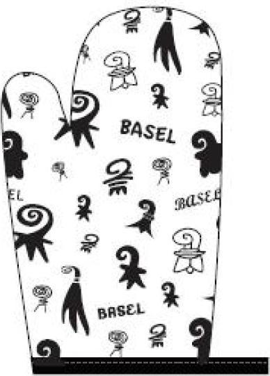 Produktbild CreaDiva Baslerstab Backhandschuh - 1 Stück (100% Polyester)