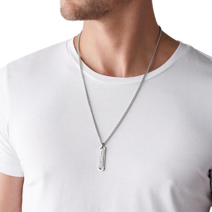 Image du produit Diesel Pendentif simple (Acier inoxydable, 65 cm)