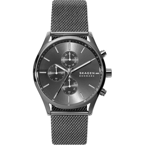 Skagen, Armbanduhr, SKW6608, Grau, (Analoguhr, Chronograph, 42 mm)