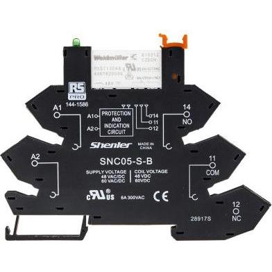 Rs Pro Interface Relay Module Spring 48Vacdc, Relais