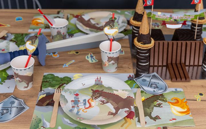 Actual product image DH-Konzept Plate Dragon and Knight (8x)