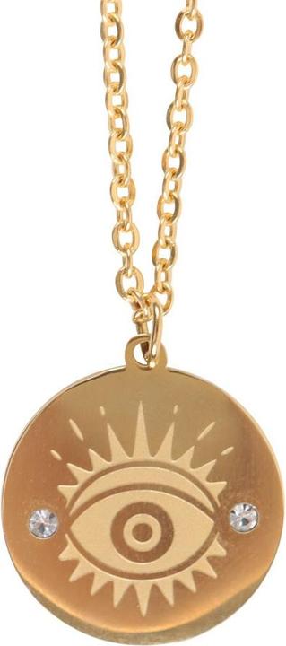 Immagine prodotto Something Different L'occhio che Tutto Vede Set Regalo Collana e Piatto (Acciaio, Ceramica)
