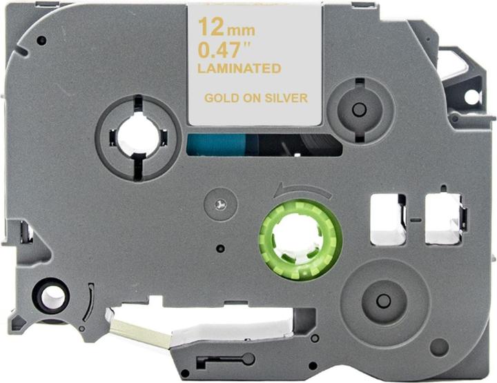 Produktbild Hermex Alternatives Etikettenband zu Brother TZe-MQ934 Beschriftungsband (1.20 cm, Gold, Silber)