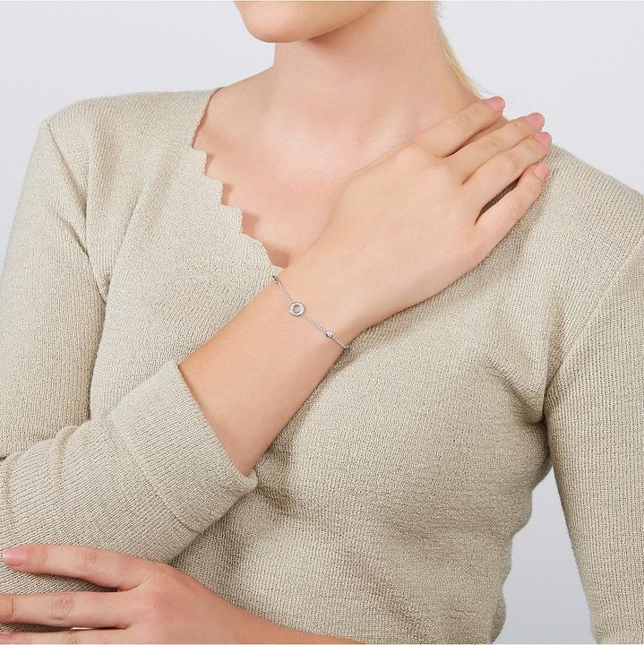 Image du produit Fossil Open Disc (16.50 cm, Argent Sterling, Verre)