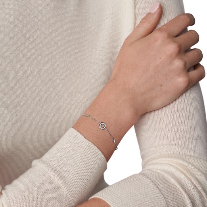 Image du produit Fossil Open Disc (16.50 cm, Argent Sterling, Verre)