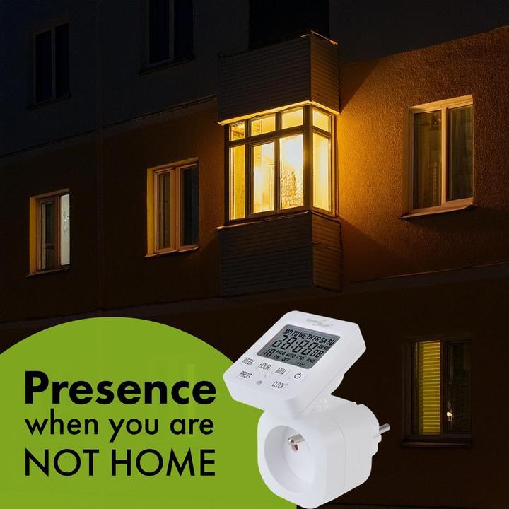 Immagine prodotto Greenblue digitale Zeitschaltuhr max. Belastung 16A IP20 GB605 E