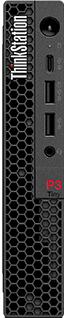 Actual product image Lenovo ThinkStation P3 Tiny (1000 GB, 32 GB, Intel Core i7-14700, UHD Graphics 770)