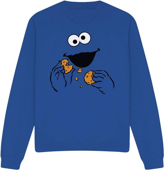 Image du produit - Sweat motif Macaron le glouton style Visage OM NOM - Adulte (L)
