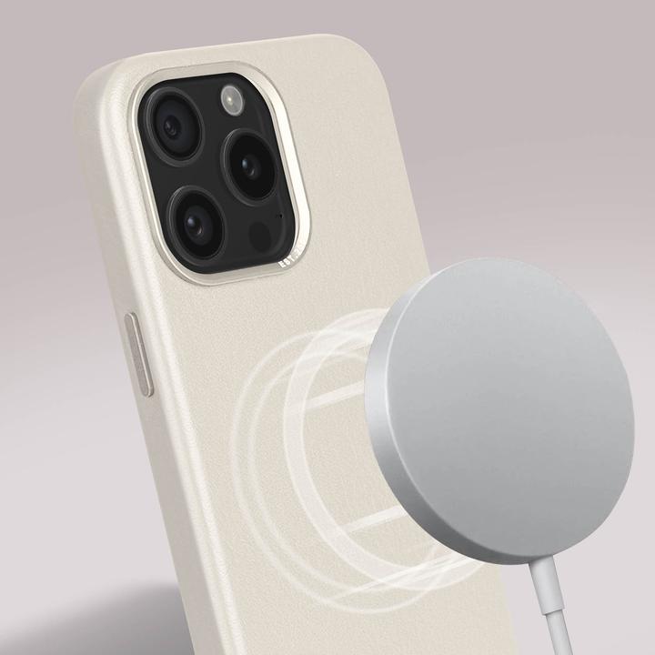 Produktbild Decoded Leather Backcover für iPhone 15 Pro Max Clay (Apple iPhone 15 Pro Max)