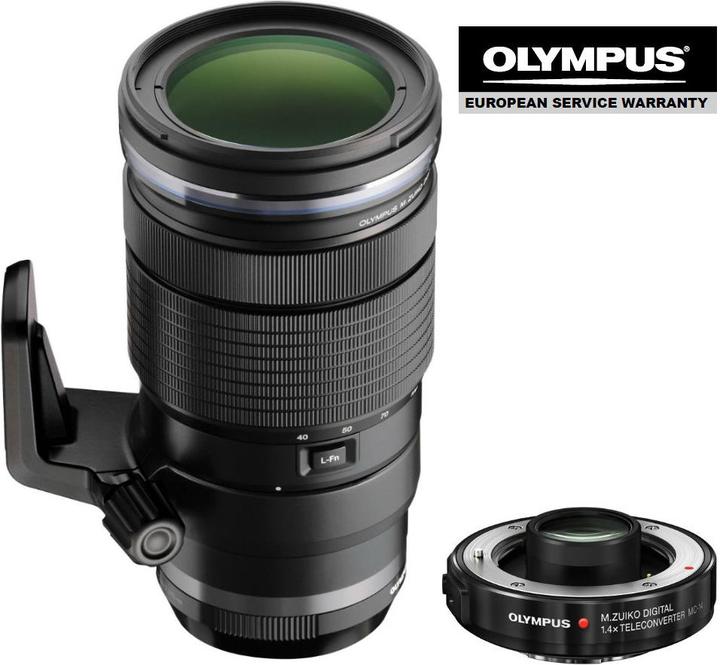Immagine prodotto Olympus ED 40-150 mm f/2.8 PRO con teleconvertitore MC-14 1.4x (Micro Four Thirds, Micro Four Thirds)