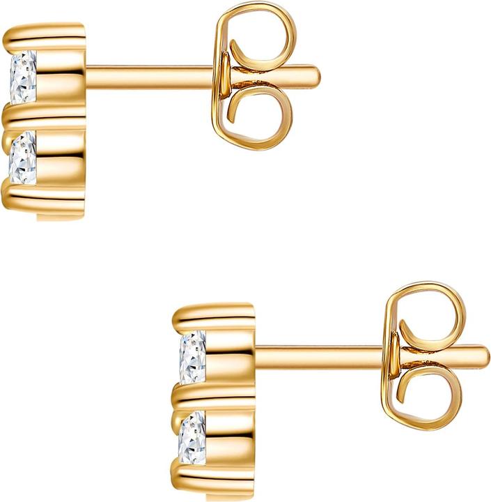 Produktbild Lulu & Jane Damen Metall-Legierung verziert mit Kristallen von Swarovski® gelbgold - 29381 (Metall-Legierung)