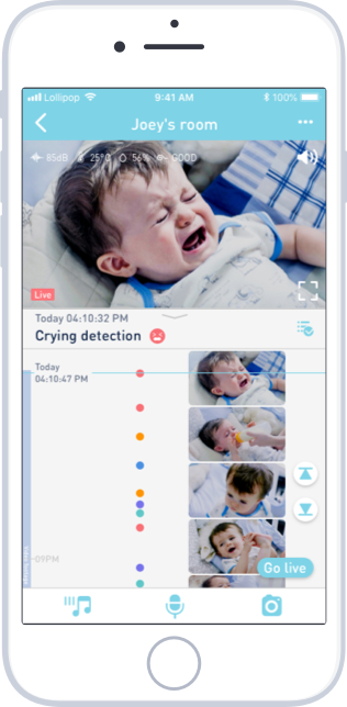 Actual product image Lollipop Baby Camera (Video & Audio)