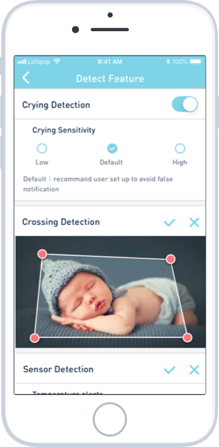 Actual product image Lollipop Baby Camera (Video & Audio)