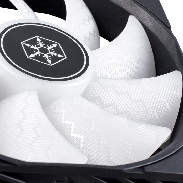 Immagine prodotto Silverstone SST-SF120B-ARGB - Ventola Shark Force Power amplificata 120mm PWM ARGB (120 mm, 1 x)