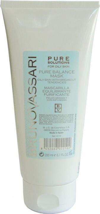 Actual product image Bruno Vassari Pure Solutions Purifying Cream Mask (200 ml)