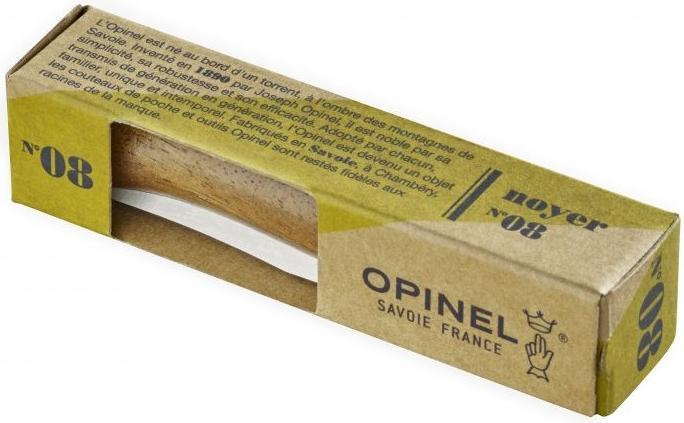 Actual product image Opinel Walnut INOX knife (8.50 cm)