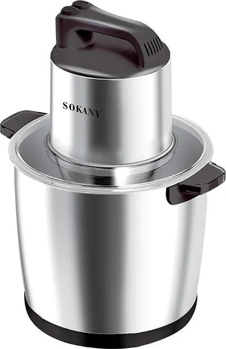 Sokany Elektrischer Fleischhacker Edelstahl, 10-Becher