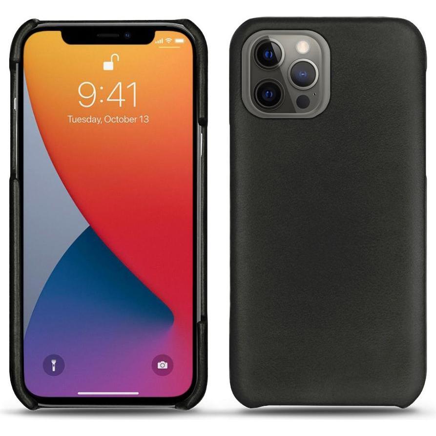 Noreve Lederschutzhülle (Apple iPhone 13 Pro Max), Smartphone Hülle, Schwarz