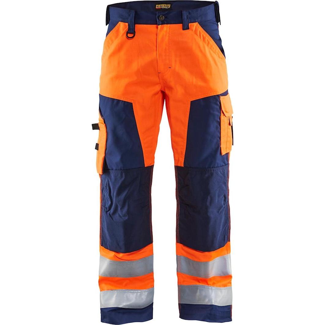 Blakläder, Arbeitshose, Warnschutz-Bundhose, orange / marineblau, Konfektionsgrösse 25 (100 D)