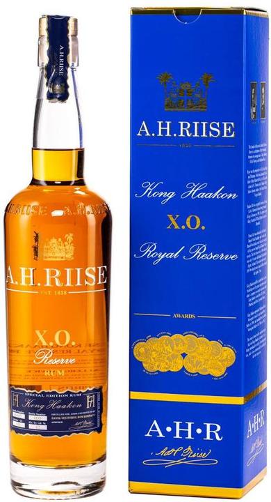 Actual product image A.H.Riise XO. Royal Reserve Kong Haakon (1 x 70 cl)