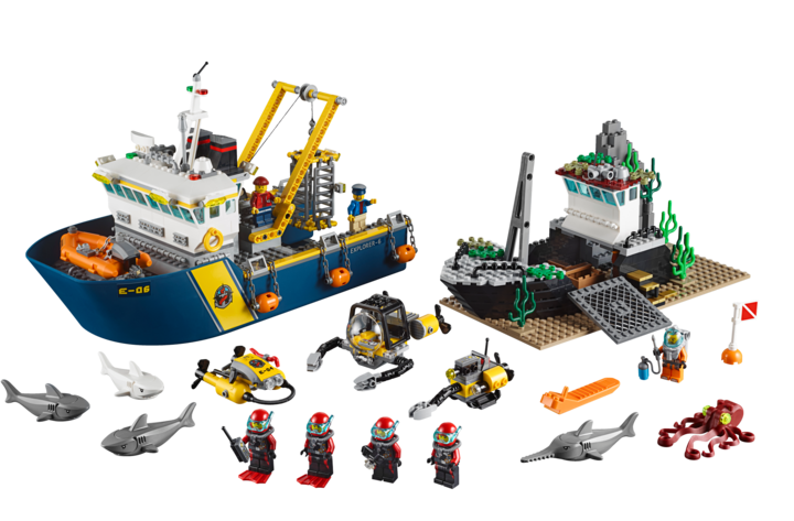 Produktbild LEGO Tiefsee-Expeditionsschiff (60095, LEGO Seltene Sets, LEGO City)
