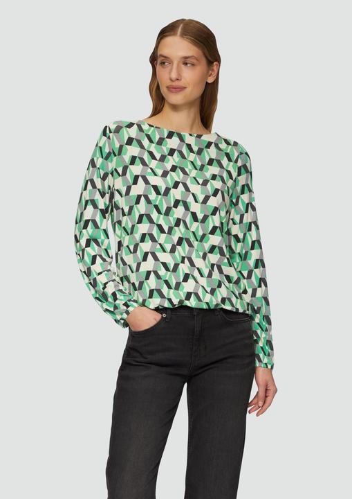 Produktbild S.Oliver T-Shirt O-Shape-Shirt aus Viskosemix (36)