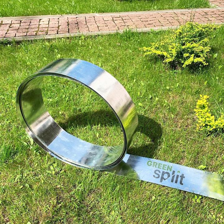 Produktbild Green Split Rasenkantenband Metall Alu/Zink 10 m 15 m 15 cm oder 20 cm oder 25 cm (1500 cm)