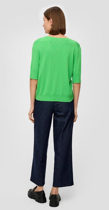 Actual product image s.Oliver Strickpullover Strickshirt mit Lochmuster (32)