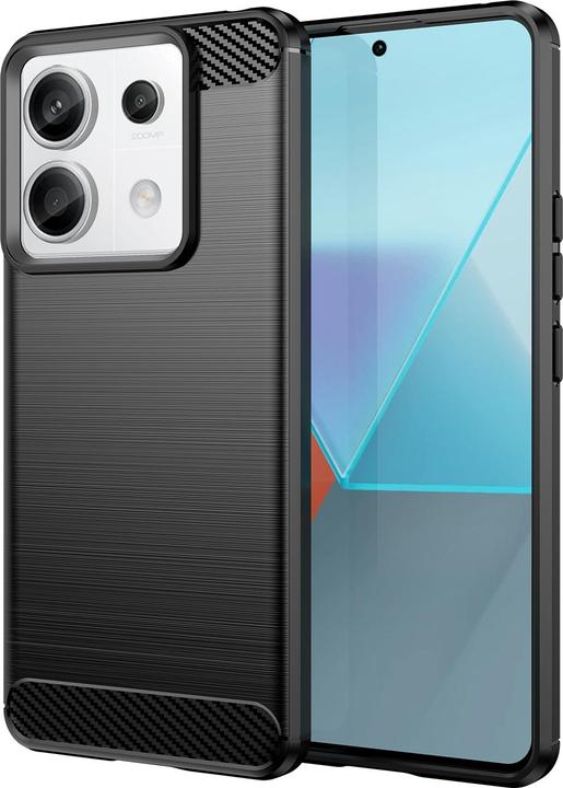 Image du produit Hurtel Coque Carbone pour Xiaomi Redmi Note 13 5G - noir (Xiaomi Redmi Note 13 5G)