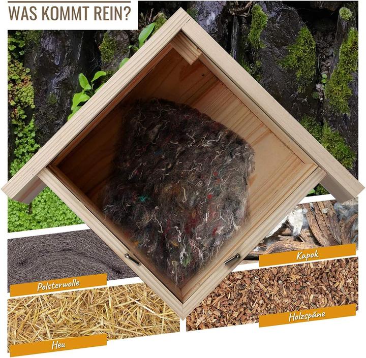 Produktbild Wildtier Herz Hummelhotel zum Aufhängen (Hummeln)