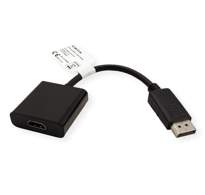 Produktbild Value Adapterkabel DP - HDMI ST/BU (15 cm)
