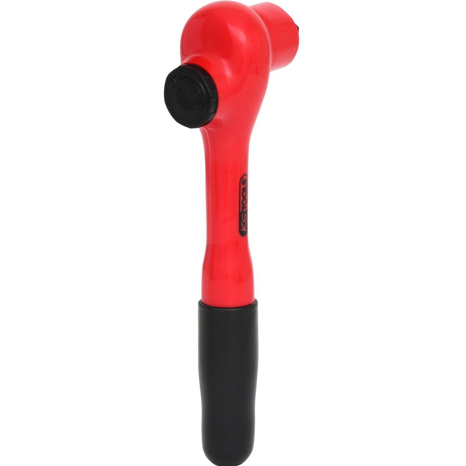 KS Tools, Ratsche, 3/8" Umschaltknarre mit Schutzisolierung, 32 Zahn (3/8")