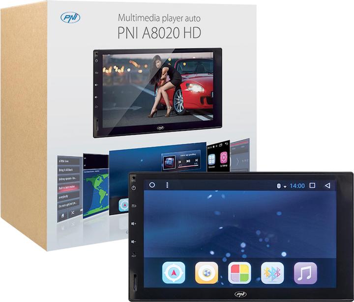Actual product image PNI Car multimedia player A8020 HD with GPS and Android Bluetooth WLAN installation 2 DIN without