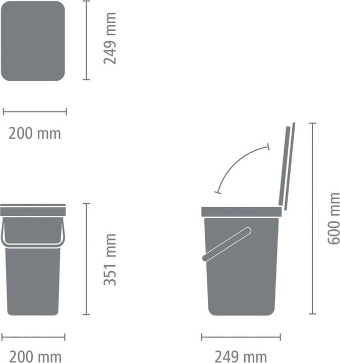 Produktbild Brabantia Sort & Go (12 l)