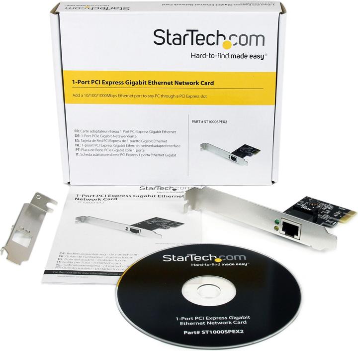 Immagine prodotto StarTech 1 Port PCI Express Gigabit Network Card (RJ45, Ethernet)