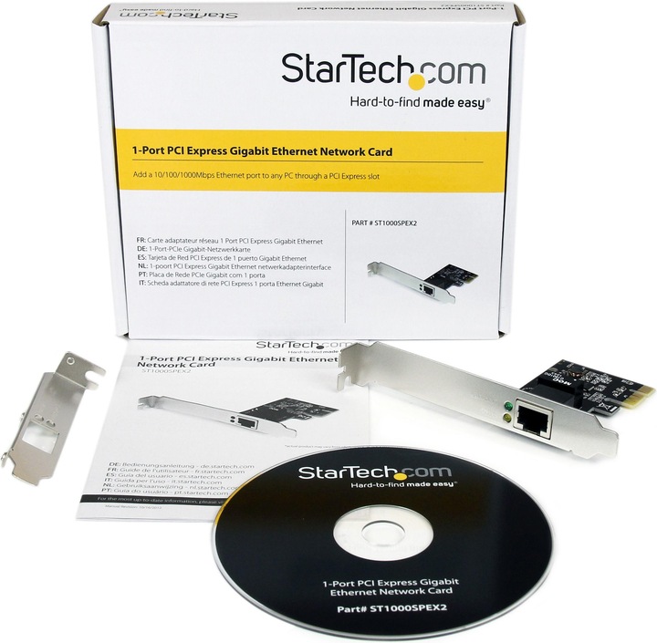 Immagine prodotto StarTech 1 Port PCI Express Gigabit Network Card (RJ45, Ethernet)
