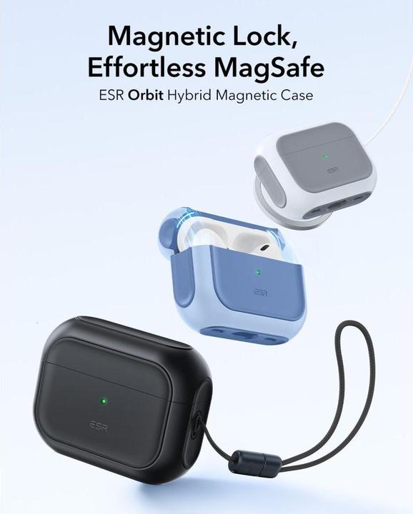 Productafbeelding ESR Orbit hybride HaloLock AirPods Pro 3 (Hoes voor oplaadkoffer)