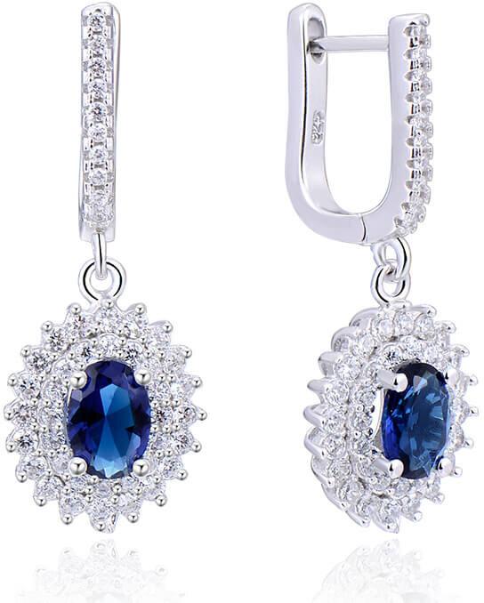 Immagine prodotto Beneto Orecchini in argento con zirconi blu AGUC2247 (L)