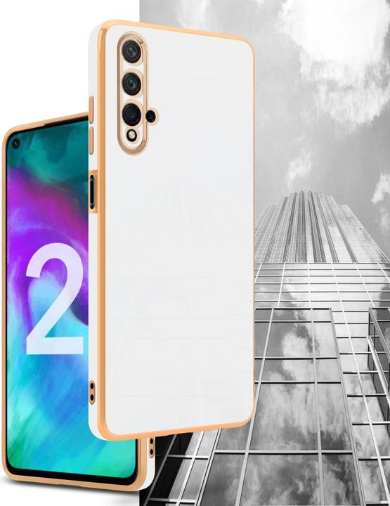 Produktbild Cadorabo Hülle für Honor 20 / 20S / Huawei NOVA 5T im TPU mit Kameraschutz LM130 Style (Huawei Nova 5T, TCL 20S, LG K20)