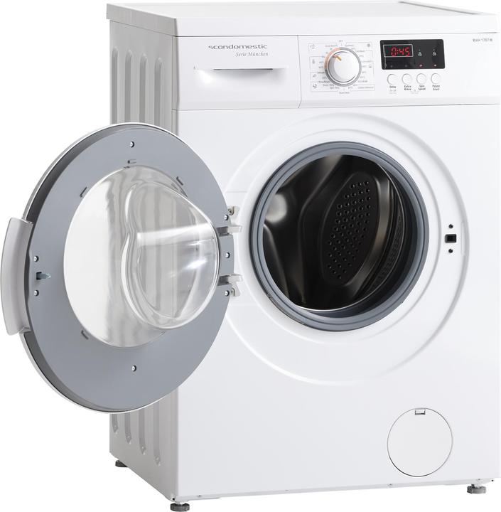 Actual product image Scandomestic WAH 1707 W Munich Series - Washing machine - Width: 59.5 cm - Depth: 49.5 cm - Height: 85 (7 kg, Left)