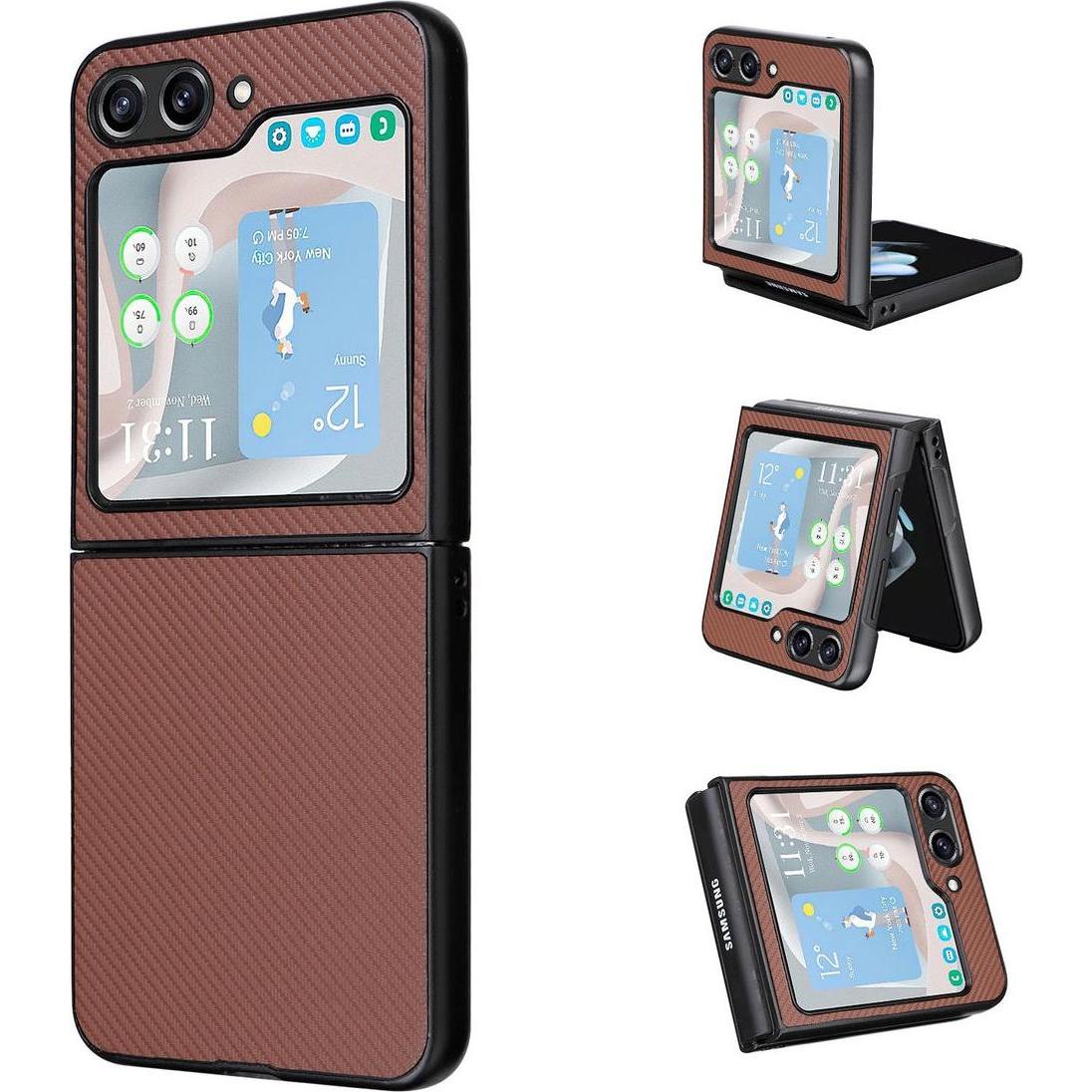 König Design Hülle Handy Schutz für Samsung Galaxy Z Flip5 Case Cover Tasche Bumper Etuis Neu (Samsung Galaxy Z Flip5), ...