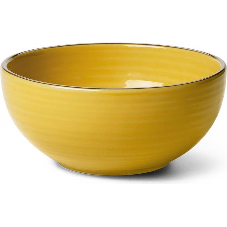 Kähler Colore Schale saffron yellow, Schüssel + Schale, Gelb