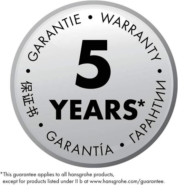 Produktbild hansgrohe Rainfinity Duschkopfhalterungset 100 mit Duschschlauch 125 cm (1 Strahlart, 13.80 l/min)