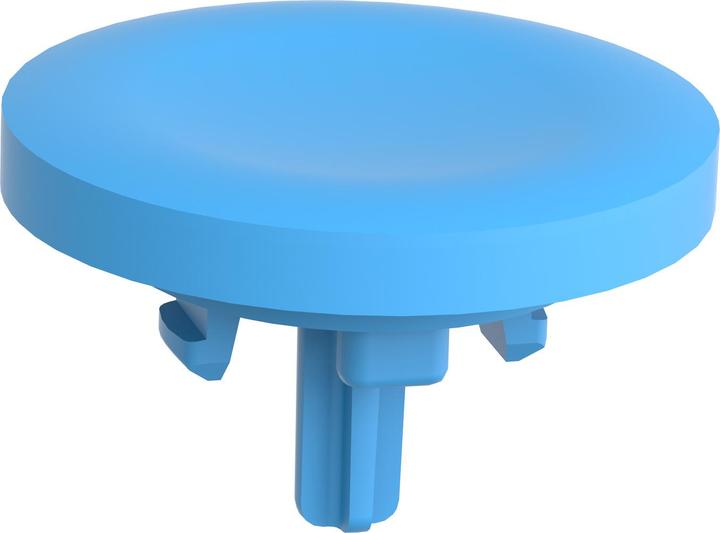 Produktbild Schneider Electric blue plain cap for flush PUSHBUTTON