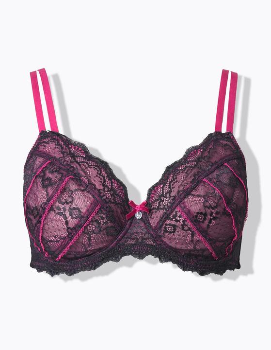 Actual product image TruYou Lace Piping Bra (Single pack, 95 E)